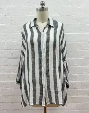 Worthier Linen Stripe Shirt