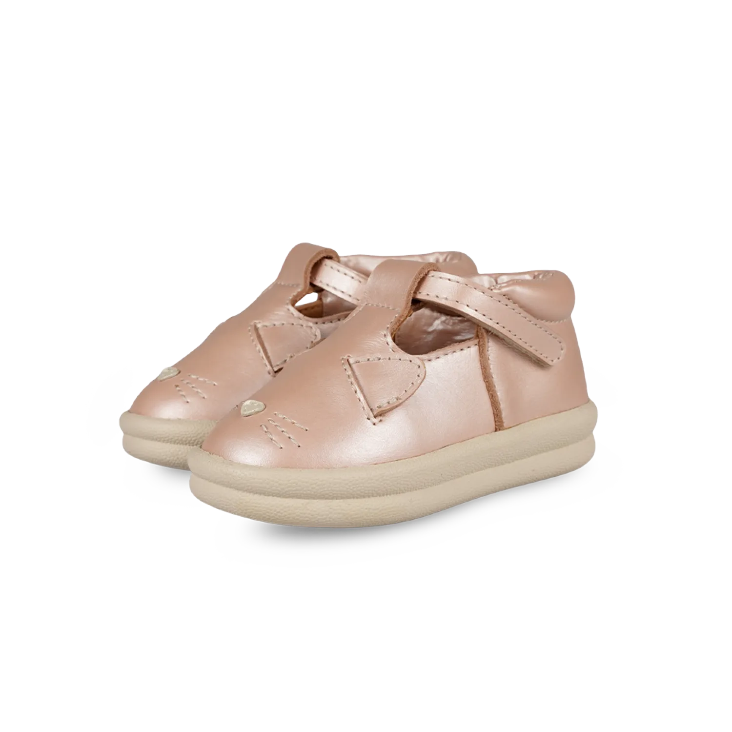 Zilpa Shoes | Cat | Rose Metallic Leather